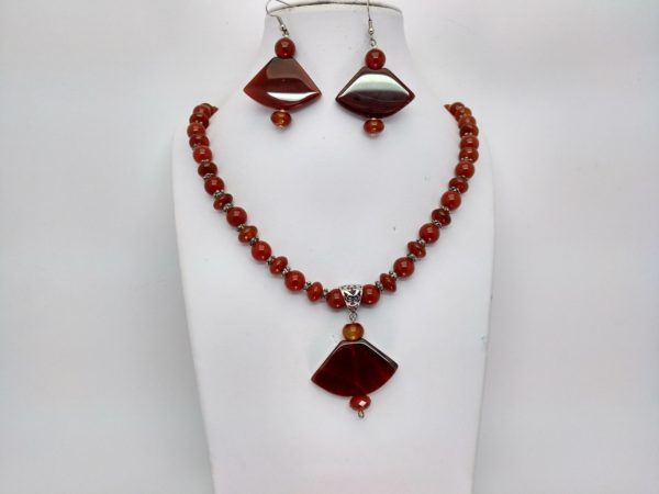 Collar Con Pendientes En Agata Corneola &Quot;Regalos De Joyeria&Quot;