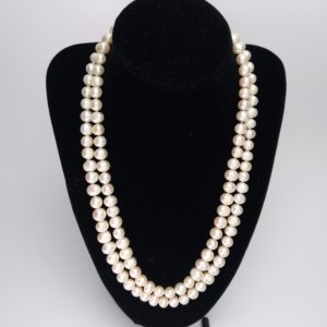 Collar mujer en perlas hecho a mano "BRILLANTE"