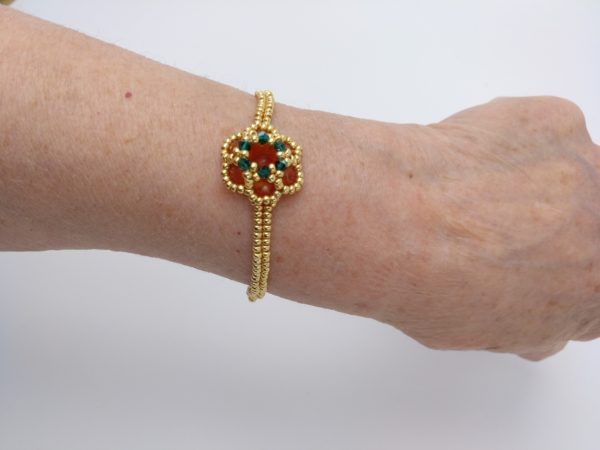 Pulsera Agata Corneola. &Quot;Elegante&Quot;