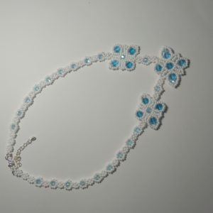 Collar para mujer en agua marina.