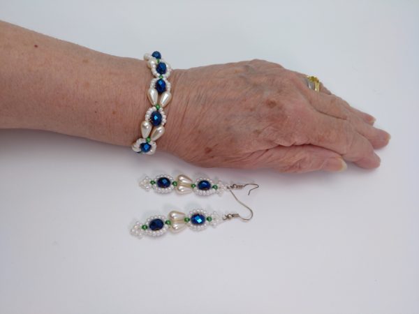 Pulsera Y Pendientes.-&Quot;Elegante&Quot;