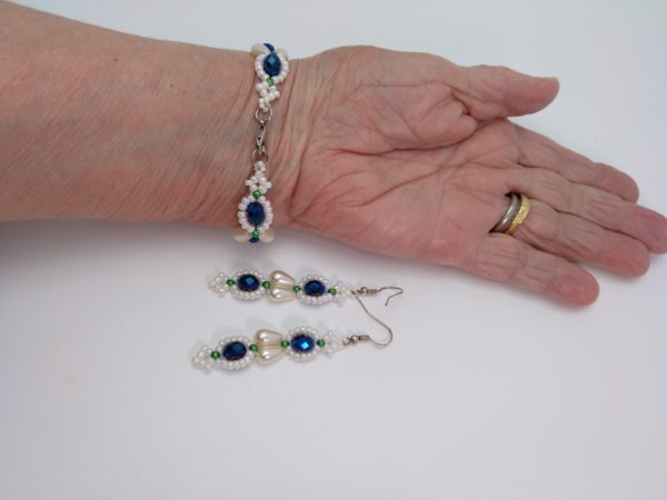Pulsera Y Pendientes.-&Quot;Elegante&Quot; - Imagen 3