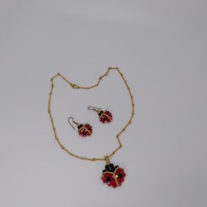 Collar con pendientes "ELEGANTES"