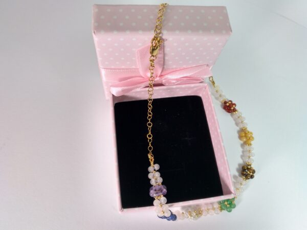 Collar En Minerales 7 Chakras, &Quot;Elegante&Quot;