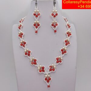 Collar y Pendientes en Nacar "Elegantes"