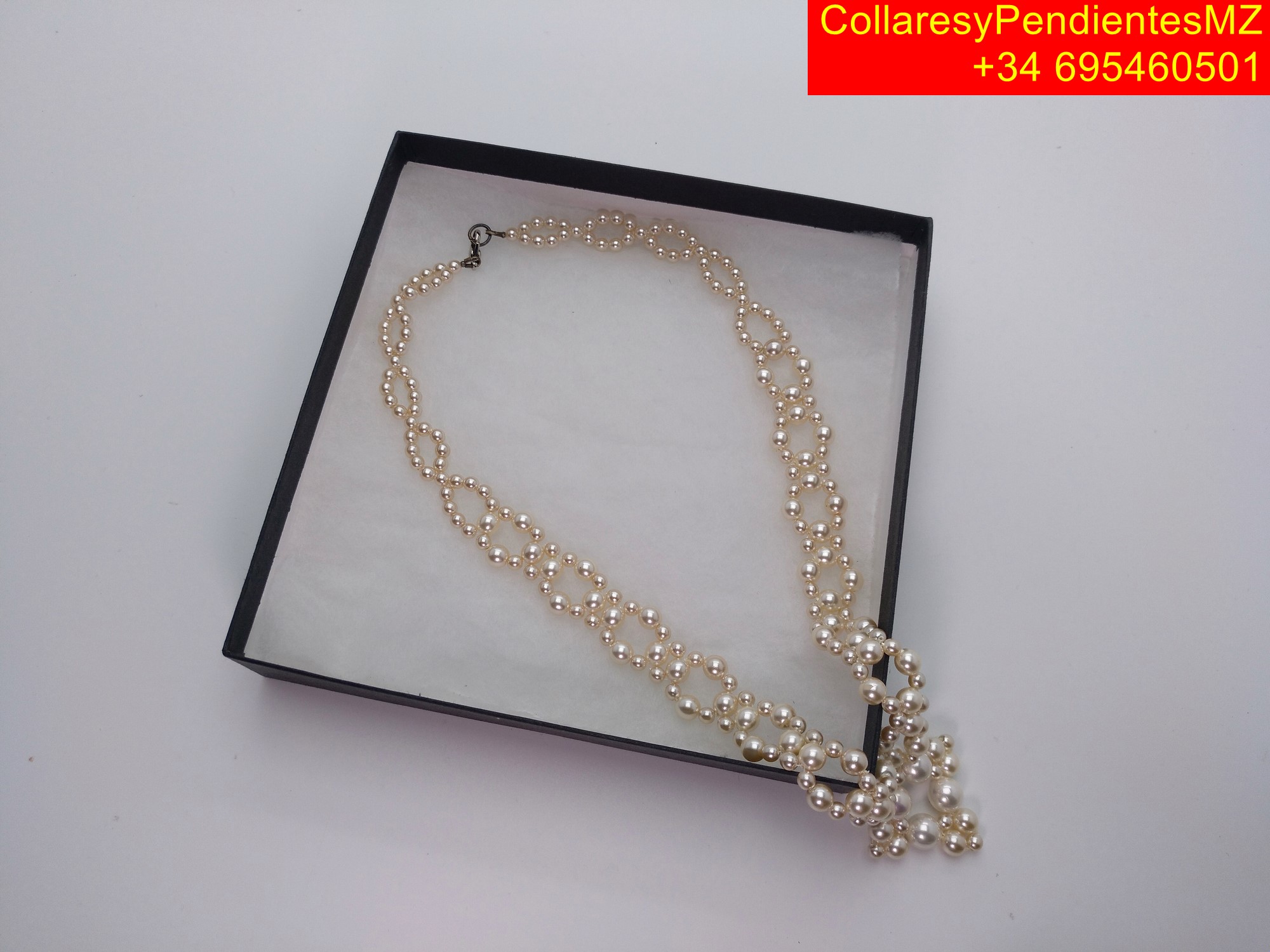Collar en perlas. "Elegante" - Imagen 6