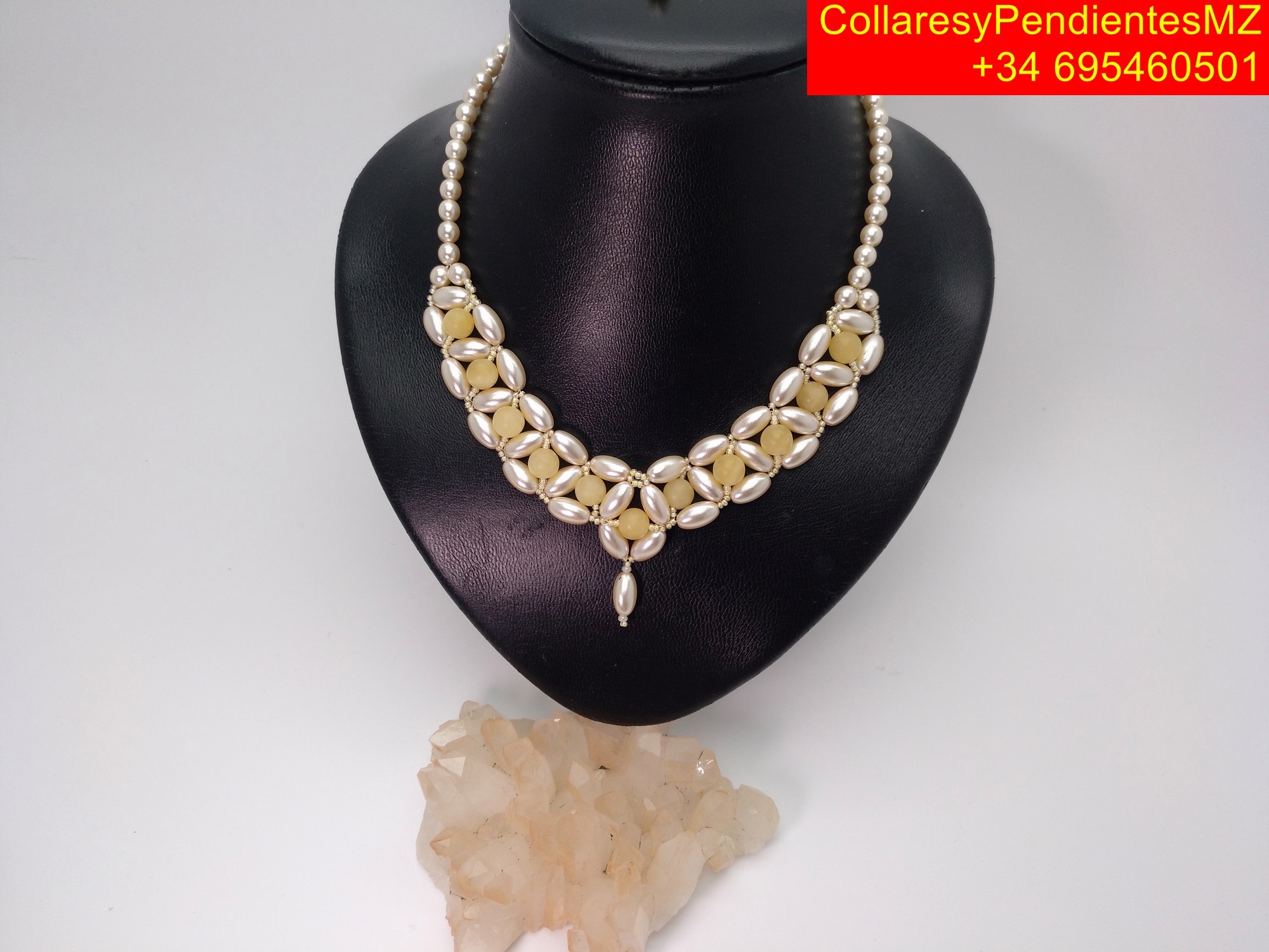 Collar en perlas. "Elegante" - Imagen 2