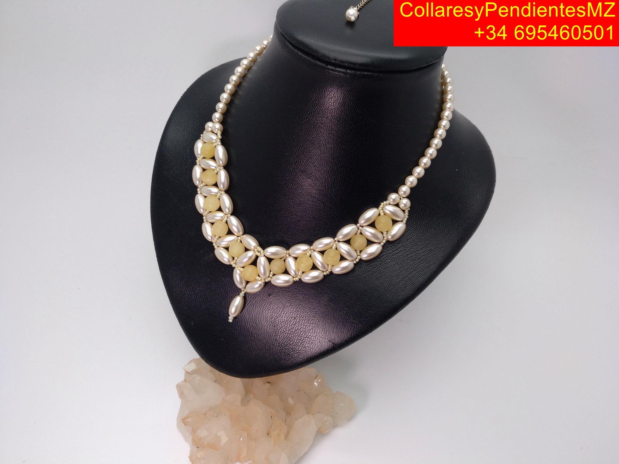 Collar en perlas. "Elegante" - Imagen 3