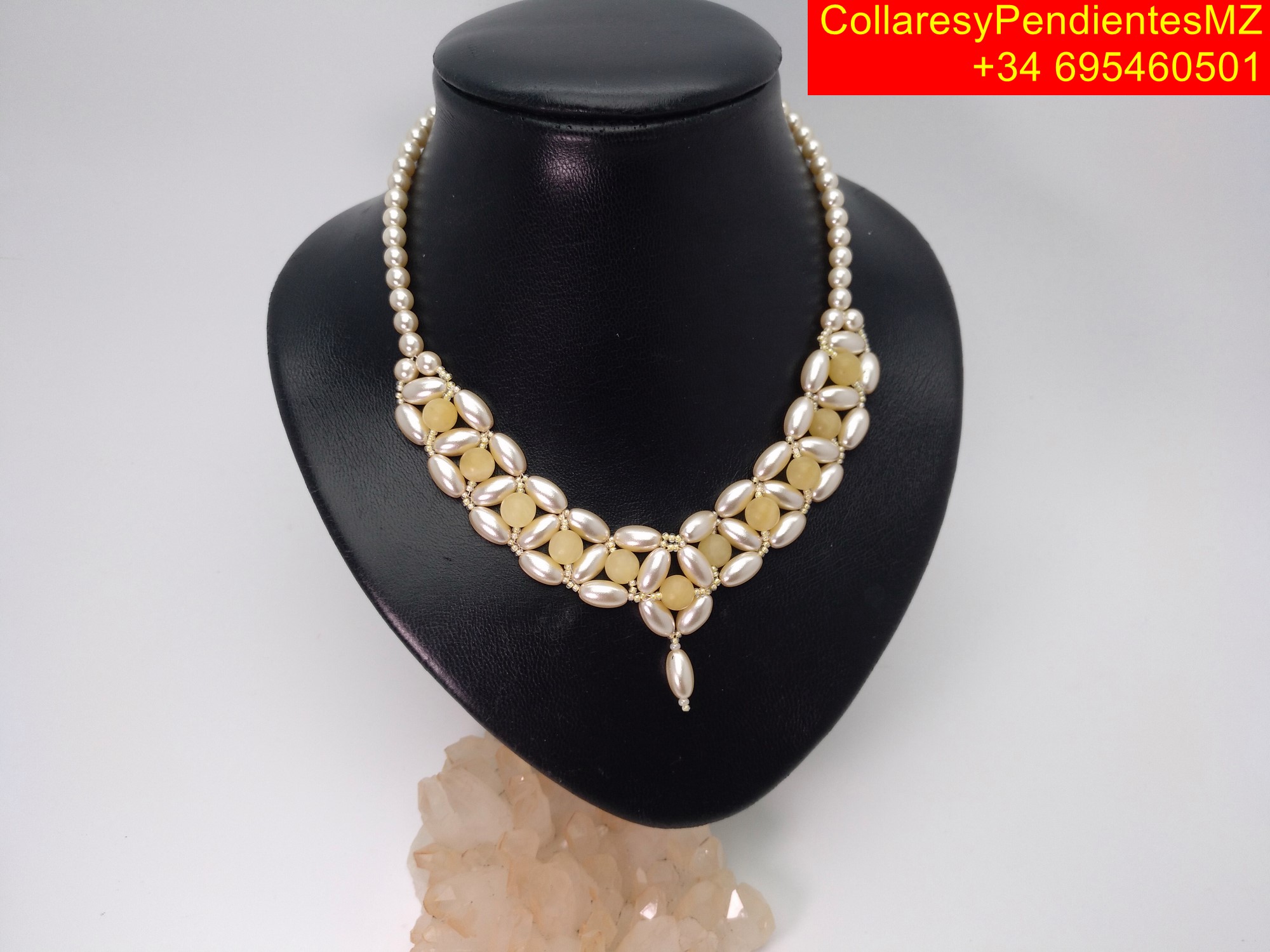 Collar en perlas. "Elegante" - Imagen 4