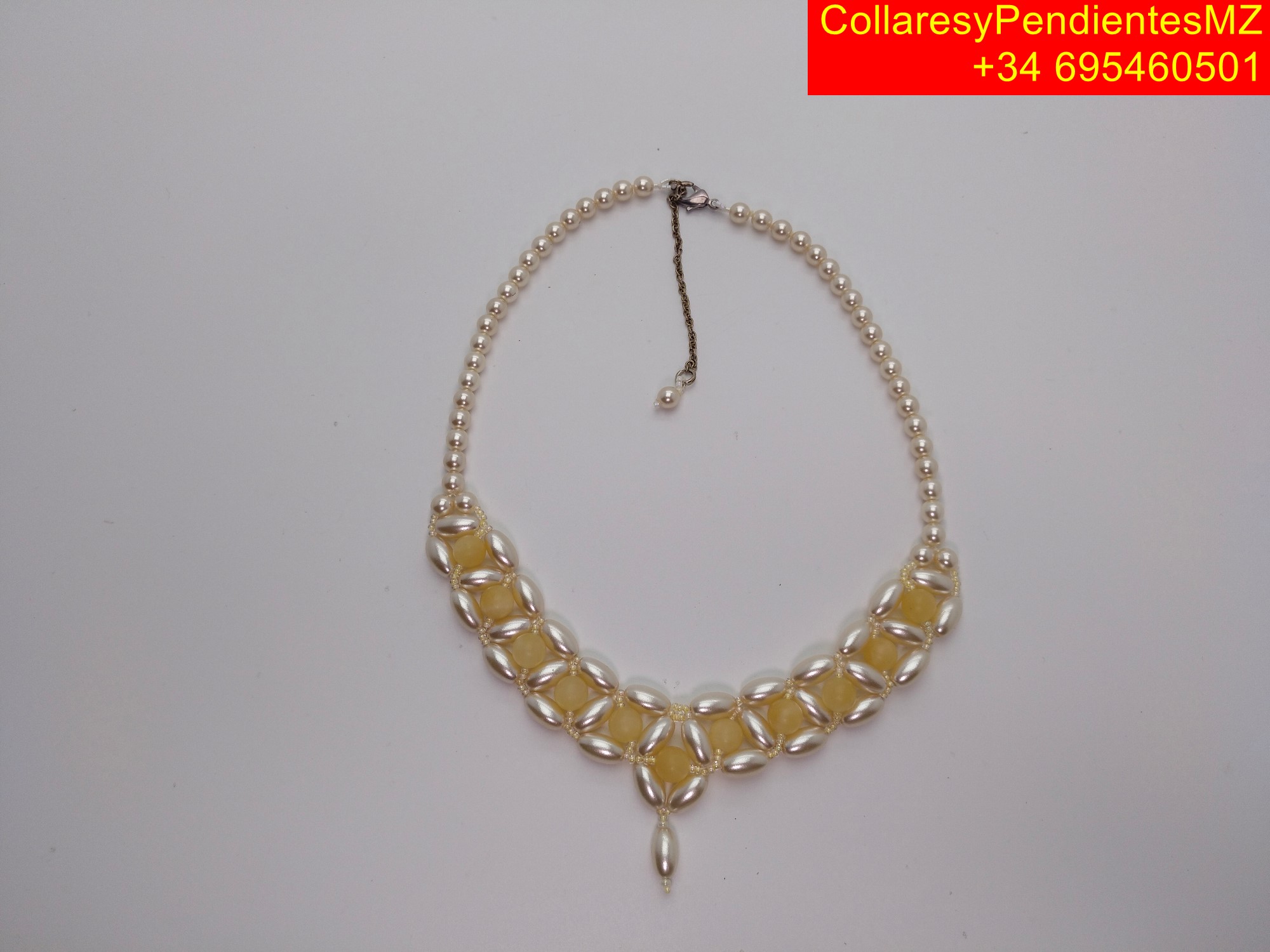 Collar en perlas. "Elegante" - Imagen 6