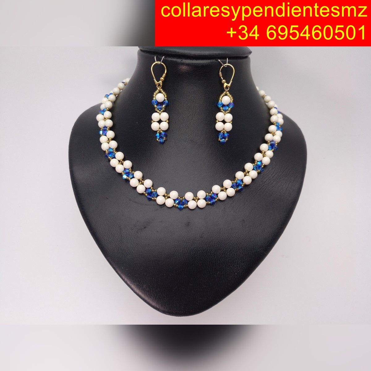 collar-perlas-checas-pendientes-elegante - Imagen 4