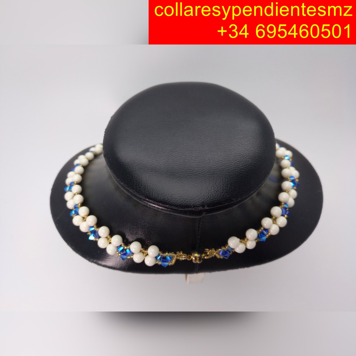 collar-perlas-checas-pendientes-elegante - Imagen 2