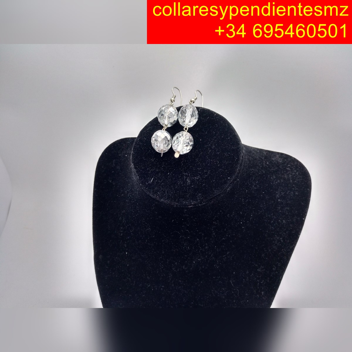 pendientes-facetadas-Bohemia - Imagen 2