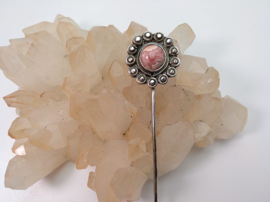 Pinche en rodocrosita